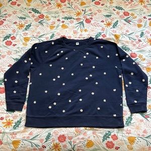 Blue Daisy Sweatshirt